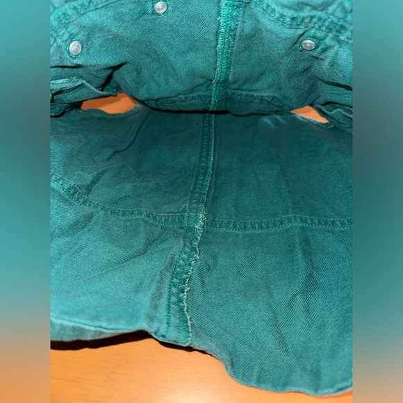 Arizona Jean Company Vintage Green Overalls Skirt Tall 2T Girls Toddler - Picture 6 of 6